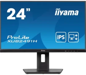 24" IIYAMA ProLite XUB2491H-B1 čierna / IPS / 1920x1080 / 16:9 / 0.5ms / 1300:1 / 300cd / HDMI / DP (XUB2491H-B1)