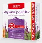 CEMIO Alpské pastilky šalvia a vitamín C 30 + 10 tabliet