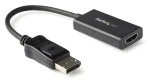 StarTech čierna / Adaptér DisplayPort na HDMI / 4K 60Hz / HDR (DP2HD4K60H)