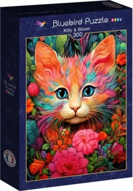 BlueBird Puzzle Mačiatko a kvet
