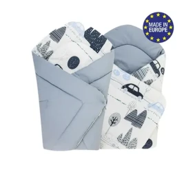 Bomimi Rýchlozavinovačka soft obojstranné autíčka, modrá (BO2206BLU001)