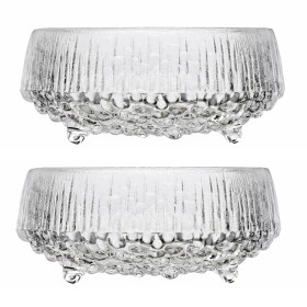 Iittala Sklenená miska Ultima Thule Ø 11,5 cm Clear – set 2 ks