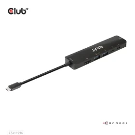 Club3D CSV-1596 čierna / USB-C hub 6v1 / HDMI 8K30Hz / 2x USB-A / 2x USB-C / RJ45 / PD 100W (CSV-1596)