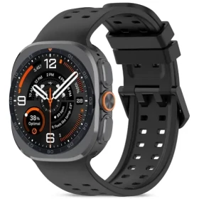 Tech-Protect Silicone Air čierna / Remienok pre Samsung Galaxy Watch Ultra / 47 mm / Silikón
