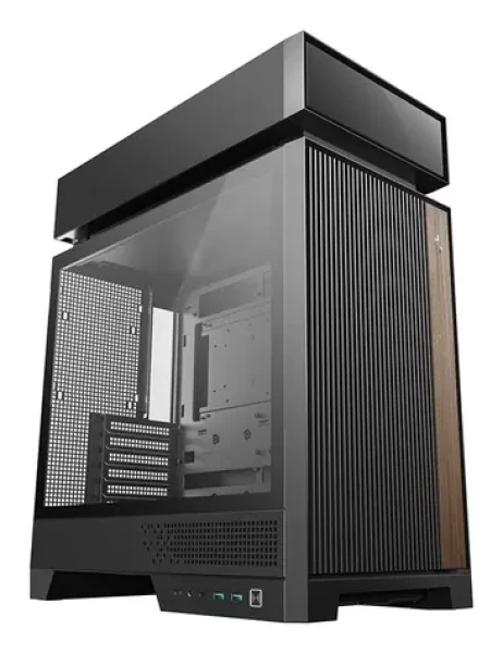 DEEPCOOL CL660 čierna, drevo / Počítačová skriňa / Midi-tower / ATX / Temperované sklo / ARGB (R-CL660-BKNNA0-G-1)