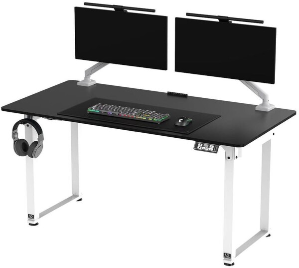 Ultradesk Biurko, elektycznie regulowany, 160X75 cm, 72-118 cm, UPLIFT, z podk�adk� pod mysz XXL, ULTRADESK