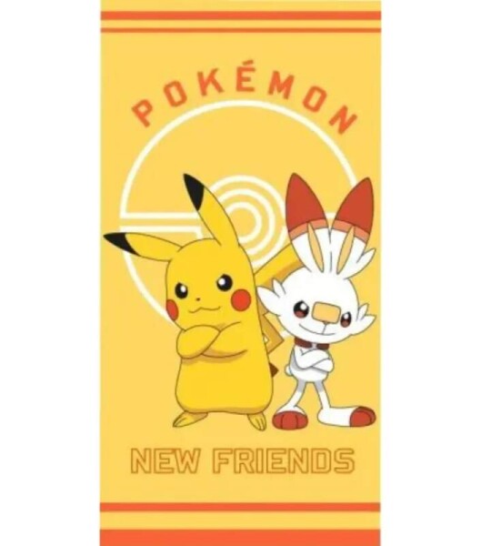 Carbotex Pokémon New Friends CBX3230678PIKA osuška žltá 70x140