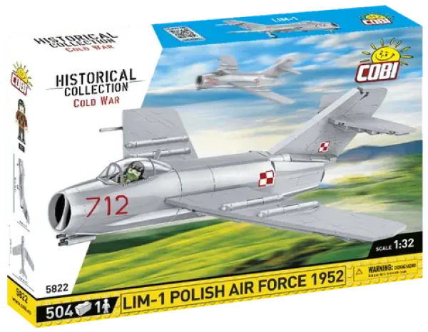 Cobi 5822 Poľské stíhacie lietadlo Lim-1 Polish Air Force 1952