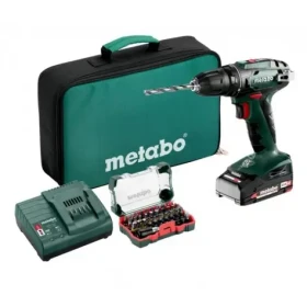 Metabo BS 18 / Aku Vŕtačka so skrutkovačom / 12V / 10mm skľučovadlo / 1600 ot-min / 48 Nm / 1x aku (602207580)