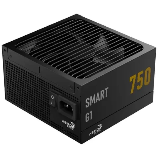 AeroCool SMART G1 čierna / Zdroj / 750W / ATX 3.1 / PCIe 5.1 / 80 PLUS Gold (ACPG-SR75FEC.71)