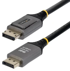 StarTech DP21V-150C-DP80-CBL čierna / Kábel DisplayPort / DisplayPort 2.1 / 16K / 240 Hz / 1,5 m (DP21V-150C-DP80-CBL)