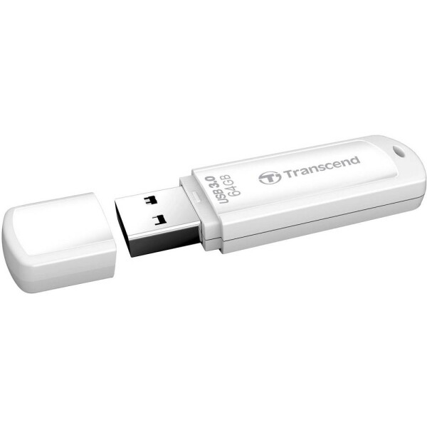 Transcend JetFlash® 730 USB flash disk 64 GB biela TS64GJF730 USB 3.2 Gen 1 (USB 3.0); TS64GJF730