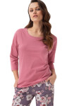 Dámske pyžamo Luna 397 3/4 3XL světle růžová 3xl