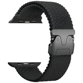 Beline remienok Woven Nylon Parachute čierna / Remienok pre Apple Watch / 38/40/41 mm / Nylon