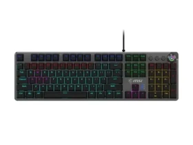 MSI FORGE GK310 čierna / Herná klávesnica / USB / CZ+SK layout / 1.8 m (OS1-8ZA8012-000)