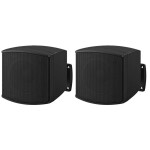 Monacor EUL-26/SW ELA nástenný reprobox, nástenný reproduktor 10 W čierna 1 pár; EUL-26/SW