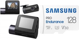 70mai Wideorejestrator 70Mai Dash Cam A410 + Rear Camera RC21 + Karta Samsung PRO Endurance 2022 MicroSDXC 128 GB Class