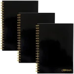 Pukka Pad Špirálový zošit Carpe Diem čierna / Zošit / B5 / linajkový / 80 listov / FSC (9375-CD)