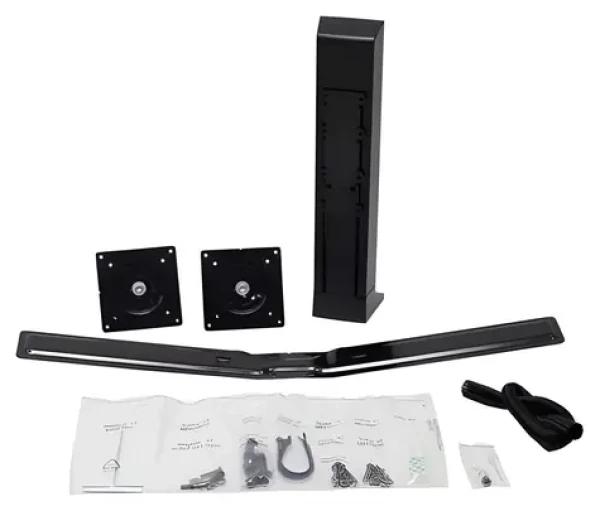Ergotron WorkFit Dual Monitor Kit čierna / Sada pre 2 monitory / Výškové nastavenie 127 mm / Nosnosť 12,7 kg (97-934-085)