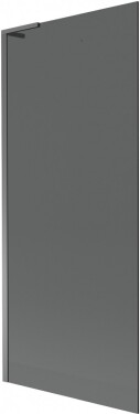 MEXEN/S - Next L vaňová zástena FIX 80 x 150, grafit, grafit metal 895-080-000-03-40-95