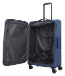 Veľký textilný kufor na kolieskach Travelite Corsiica L Blue