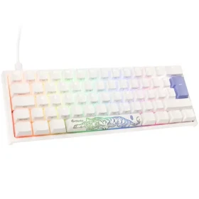 Ducky One 2 Pro Mini Kailh Brown biela / herná klávesnica / podsvietená / mechanická / drôtová USB-C / DE (DKON2061ST-KDEPDWWTK2)