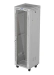 Lanberg FF01-6642-12SL sivá / Stojanový rozvádzač / 19" / 600x600 mm / 42U / nosnosť 1200 kg (FF01-6642-12SL)