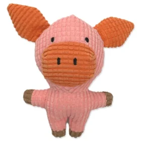 HAVE A PET Plyšové prasiatko ružové 20 cm / Hračka pre psov / S pískatkom / Polyester (854-344784)