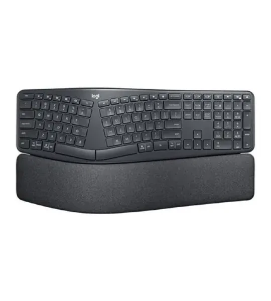 Logitech ERGO K860 SKD čierna / bezdrôtová klávesnica / ergonomická / Bluetooth / 2.4 GHz / SKD layout (920-009168)