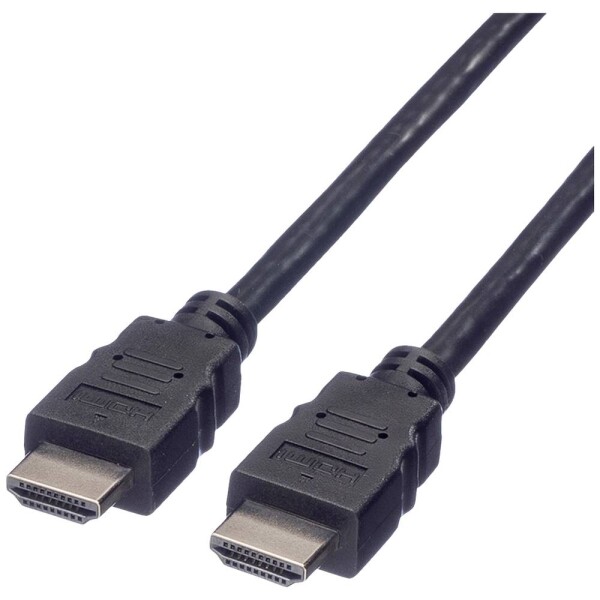 Value HDMI prepojovací kábel Zástrčka HDMI-A, Zástrčka HDMI-A 15.00 m čierna 11.99.5534 tienený HDMI kábel; 11.99.5534