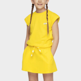 Detské šaty Jr HJL21-JSUDD001A 71S - 4F 128 Žlutá