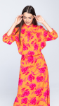 Benedict Harper Dress Nel Orange/Pink