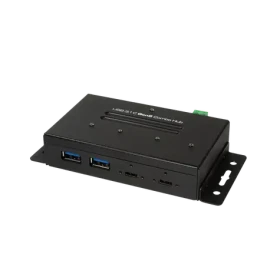 LogiLink UA0316 čierna / Industriálny USB hub / 2x USB-A 3.2 / 3x USB-C 3.2 (UA0316)