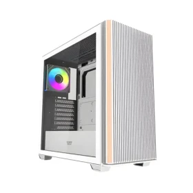 DarkFlash DS900WS biela / Skriňa / ATX/M-ATX/ITX / 4X ARGB ventilátor / tvrdené sklo / bez zdroja (DS900WS fans_white)