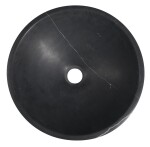 SAPHO - BLOK kamenné umývadlo na dosku, priemer 40cm, čierny Marquin, matný 2401-35