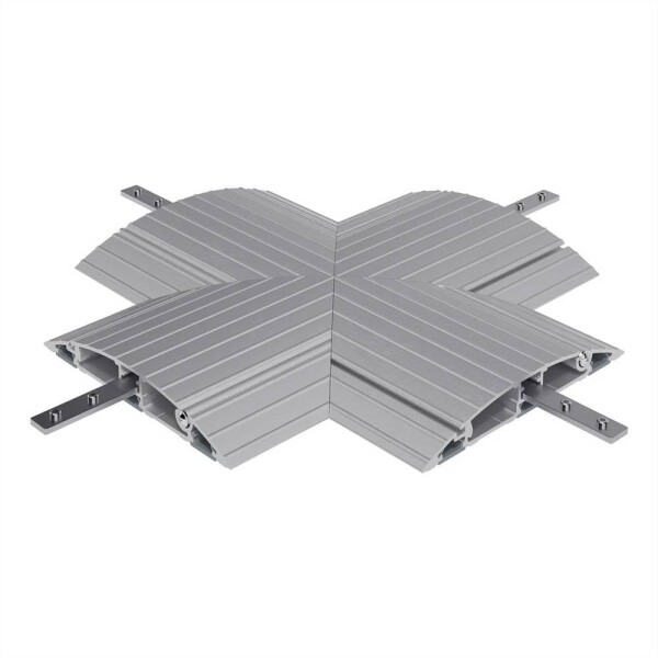 Dataflex Káblová lišta hliník strieborná (metalíza) (d x š x v) 260 x 260 x 20 mm 1 ks 31.472; 31.472