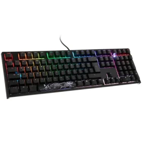 Ducky One 2 PBT Cherry MX-Black čierna / herná klávesnica / podsvietená / mechanická / drôtová USB-C / DE (DKON1808ST-ADEPDAZT1)