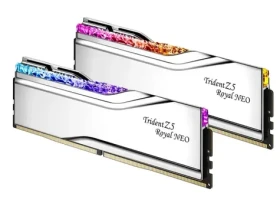 G.Skill Trident Z5 Royal Neo 32GB (2x16GB) 6400Mhz strieborná / CL30-39-39-102 / DIMM / Non-ECC / EXPO (F5-6400J3039G16GX2-TR5NS)
