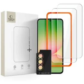 Tech-Protect Easy Set+ / Tvrdené sklo / Samsung Galaxy A37 5G / 3 ks / číre