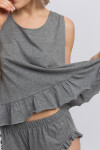 LaLupa Top LA052 Grey