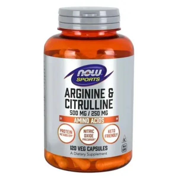 Arginín Citrulín - NOW Foods (120 kaps.) (47659-1-120caps)