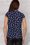 Košele Infinite You M061 Navy Blue Flamingos XL