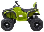 Mamido Elektrická štvorkolka ATV nafukovacie kolesá zelená