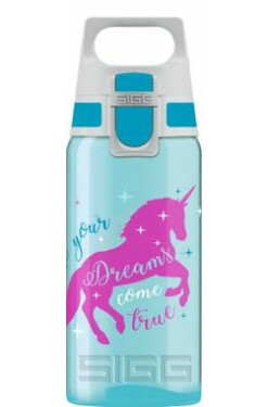 SIGG Viva One Unicorn 0.5 l modrá / Fľaša / Polypropylene / BPA free (8686.60)