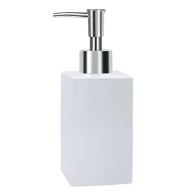 Spirella QUADRO dávkovač mydla biely / porcelán / 300 ml (7610583001535)