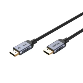 Unitek DisplayPort 1.4 kábel čierna, sivá / Kábel DisplayPort / 8K 60Hz / 4K 240Hz / DSC / 1,5 m (C1628GY01-1.5M)