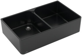 VILLEROY & BOCH VILLEROY & BOCH - Keramický drez Villeroy &amp; Boch Farmhouse 90 X, 639001R7, Pure Black 639001R7