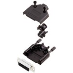 TRU COMPONENTS TCDTPKP15DMSK 7708840 sada D-SUB zásuvková lišta 180 ° Pólov: 15 spájkovaný 1 ks; 7708840