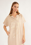 Monnari Dresses Cotton Dress With Hood Beige