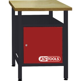 KS Tools 8650012 Pracovný stôl s 1 dverami, V840xŠ600xH600mm (š x v) 600 mm x 840 mm; 8650012